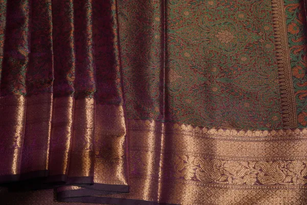 Wine_Banarasi_Silk_Zardozi_Work_Saree_For_Women