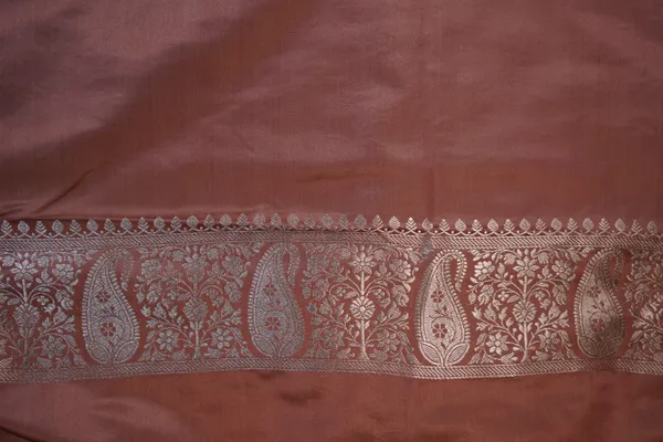Peach_Banarasi_Silk_Zardozi_Work_Saree_For_Women