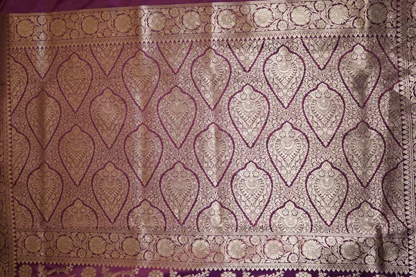 Wine_Banarasi_Silk_Zardozi_Work_Saree_For_Women