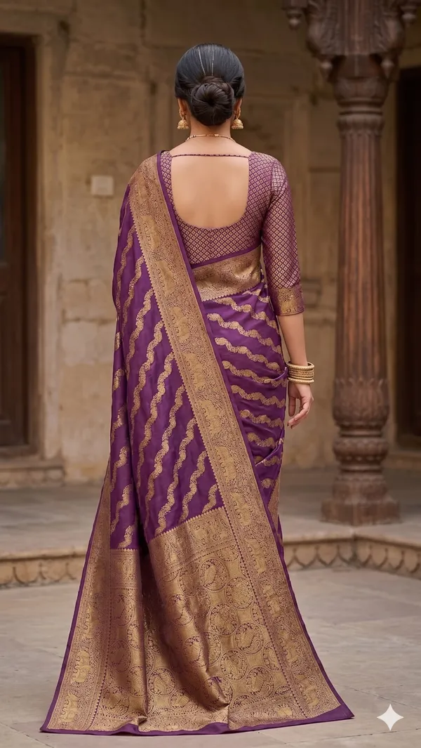 PURPLE__Art_Banarasi_Silk_SAREE