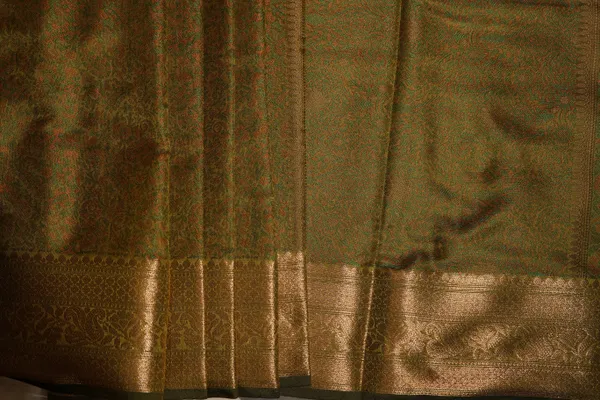 Green_Banarasi_Silk_Zardozi_Work_Saree_For_Women