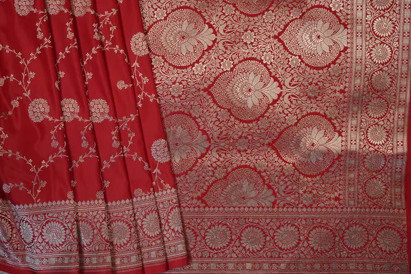 Red_Banarasi_Silk_Zardozi_Work_Saree_For_Women