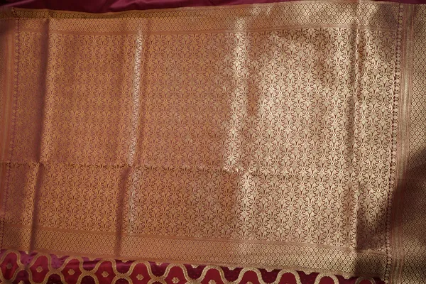 Maroon_Banarasi_Silk_Zardozi_Work_Saree_For_Women