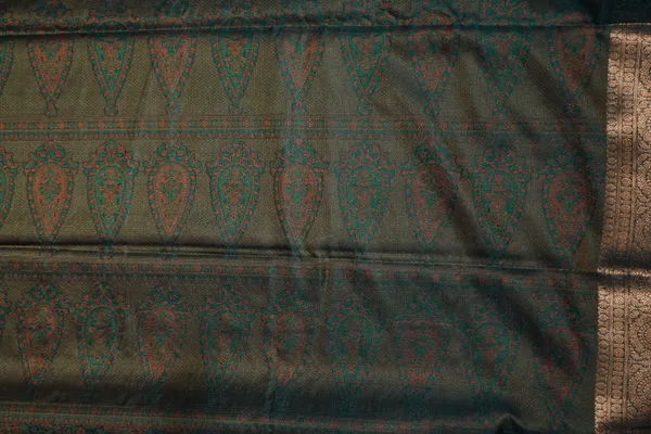 Peacock_Blue_Banarasi_Silk_Zari_Work_Saree_For_Women