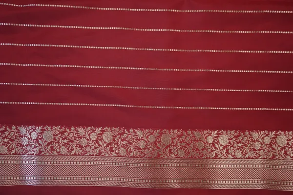 Maroon_Banarasi_Silk_Zardozi_Work_Saree_For_Women