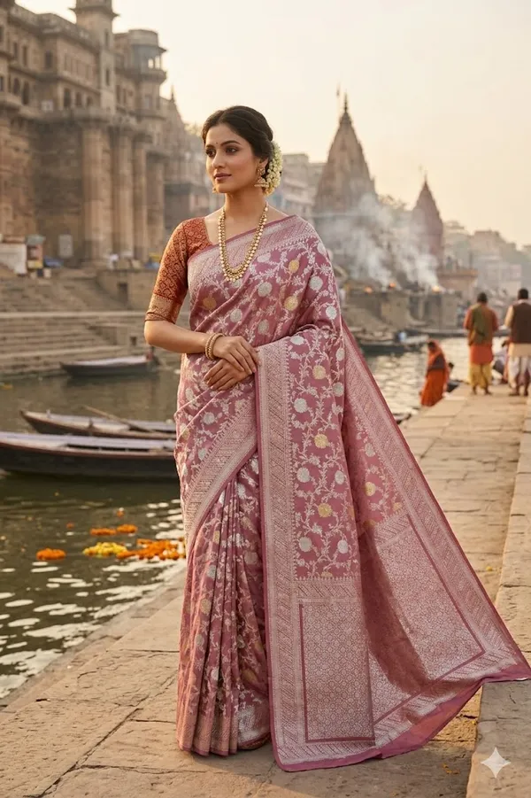 Mauve_Banarasi_Silk_Zardozi_Work_Saree_For_Women