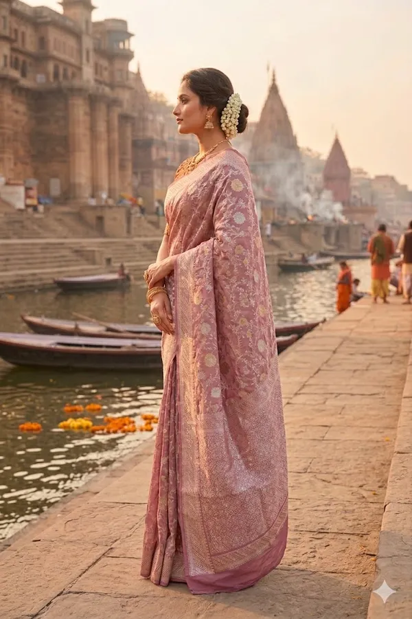 Mauve_Banarasi_Silk_Zardozi_Work_Saree_For_Women