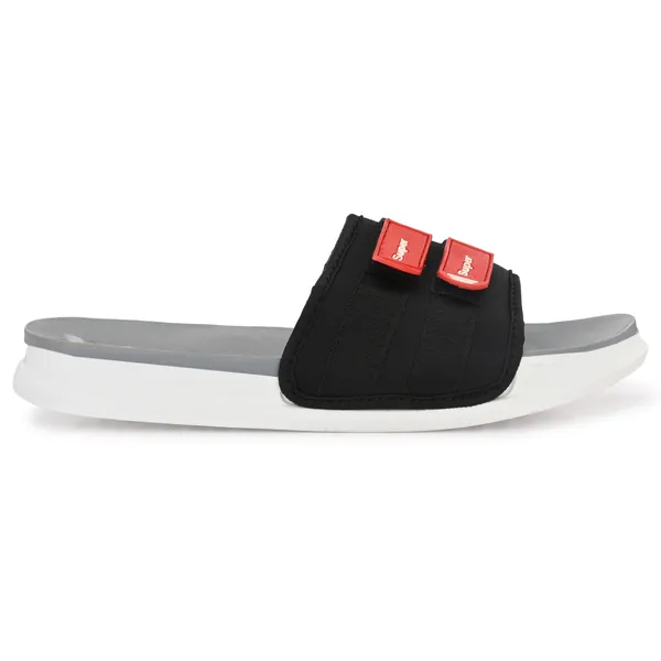 Grey_Silicon_Strap_And_Pvc_Slip_On_Sliders_For_Men