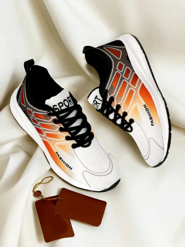 Orange_Mesh_And_Eva_Lace_Ups_Sports_Shoes_For_Men