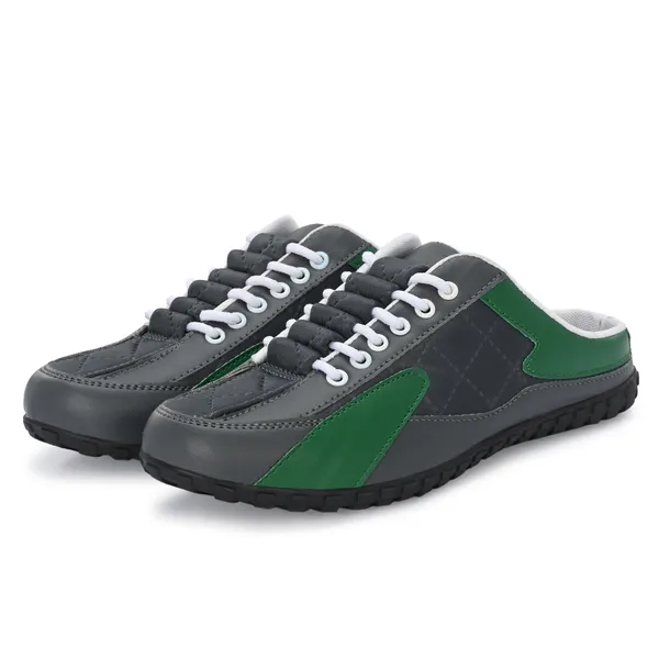 Grey_Leatherette_And_Airmix_Slip_On_Sneakers_For_Men