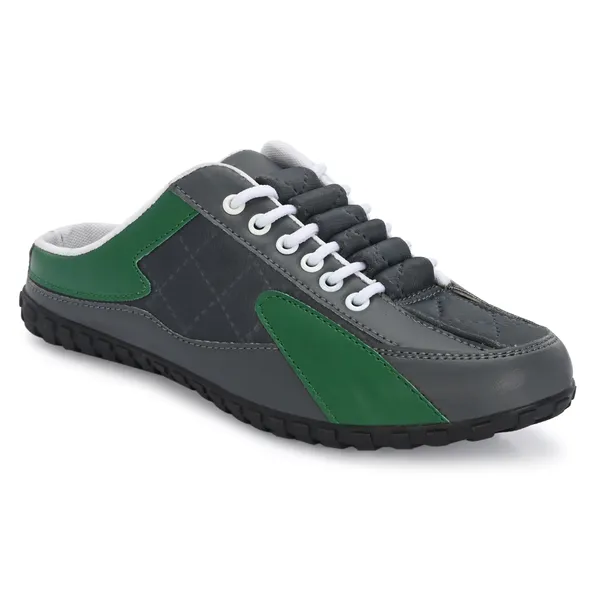 Grey_Leatherette_And_Airmix_Slip_On_Sneakers_For_Men