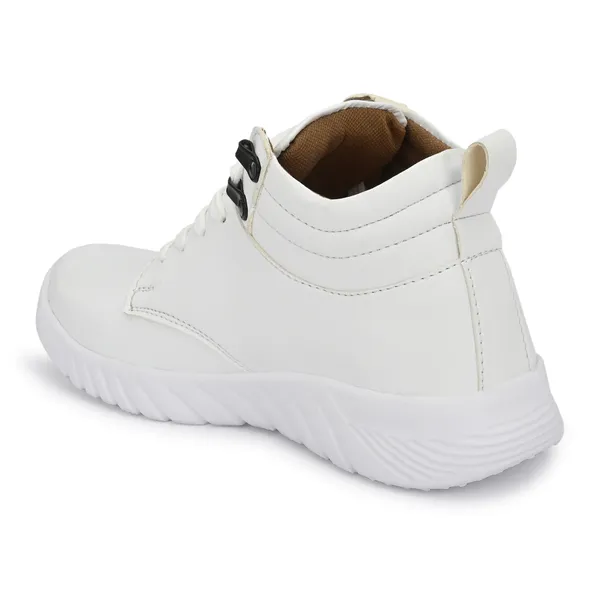 White_Leatherette_And_Airmix_Lace_Ups_Sneakers_For_Men