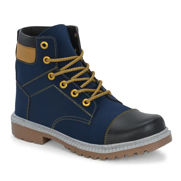Blue_Synthetic_Leather_And_Airmix_Lace_Ups_Boots_For_Men
