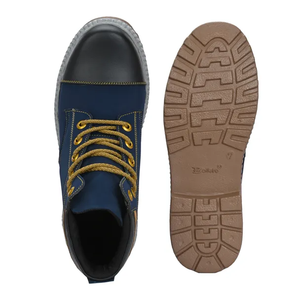 Blue_Synthetic_Leather_And_Airmix_Lace_Ups_Boots_For_Men