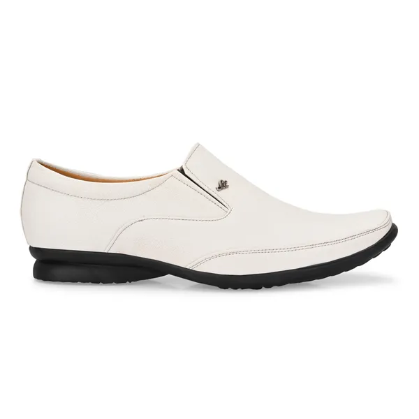 White_Leatherette_And_Pu_Slip_On_Slip-On_For_Men