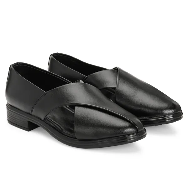 Black_Synthetic_Leather_And_Tpr_Slip_On_Roman_Sandals_For_Men