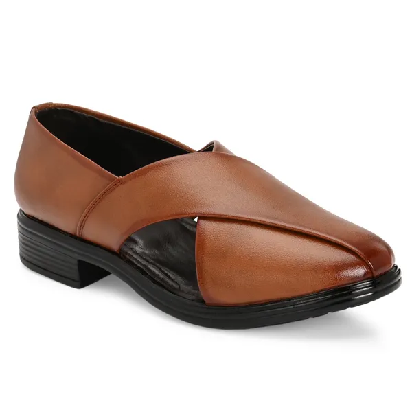 Tan_Brown_Synthetic_Leather_And_Tpr_Slip_On_Roman_Sandals_For_Men