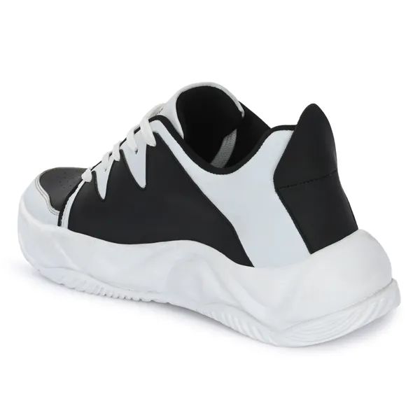 Black_Synthetic_And_Airmix_Lace_Ups_Sneakers_For_Men