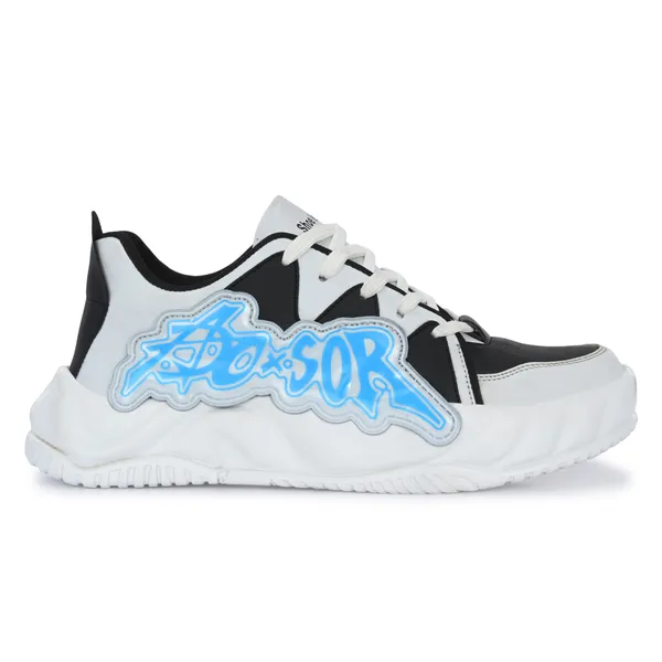 Black_Synthetic_And_Airmix_Lace_Ups_Sneakers_For_Men