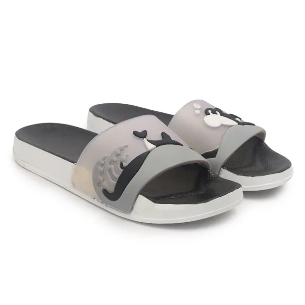Black_Silicon_Strap_And_Pvc_Slip_On_Sliders_For_Women