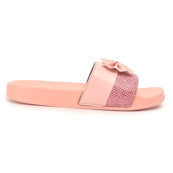 Pink_Silicon_Strap_And_Pvc_Slip_On_Sliders_For_Women