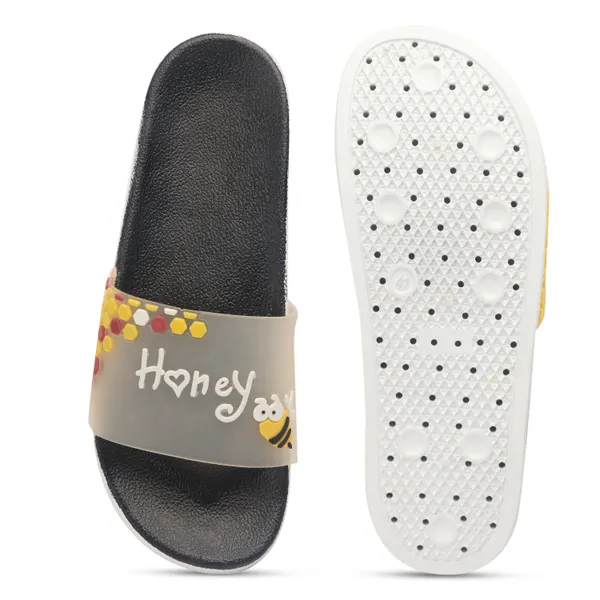 Black_Silicon_Strap_And_Pvc_Slip_On_Sliders_For_Women