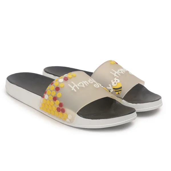 Black_Silicon_Strap_And_Pvc_Slip_On_Sliders_For_Women
