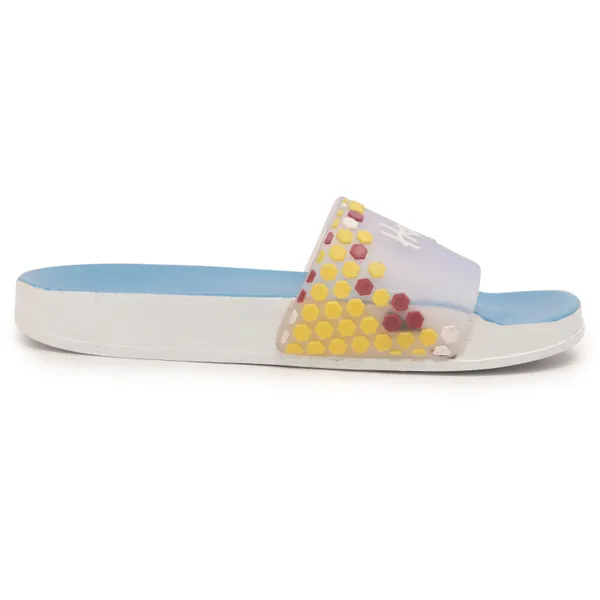 Blue_Silicon_Strap_And_Pvc_Slip_On_Sliders_For_Women