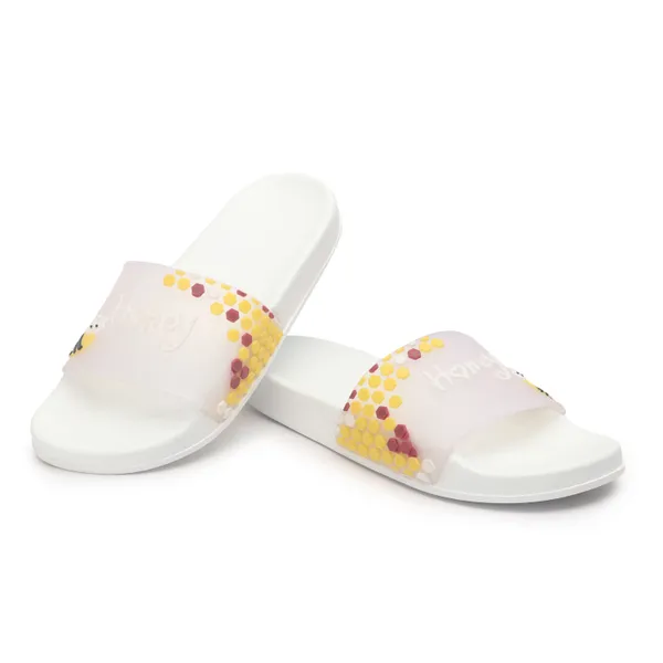 White_Silicon_Strap_And_Pvc_Slip_On_Sliders_For_Women
