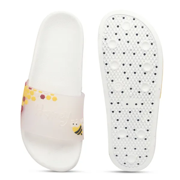 White_Silicon_Strap_And_Pvc_Slip_On_Sliders_For_Women
