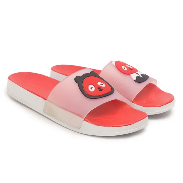 Red_Silicon_Strap_And_Pvc_Slip_On_Sliders_For_Women
