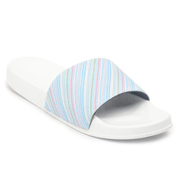 White_Silicon_Strap_And_Pvc_Slip_On_Sliders_For_Women