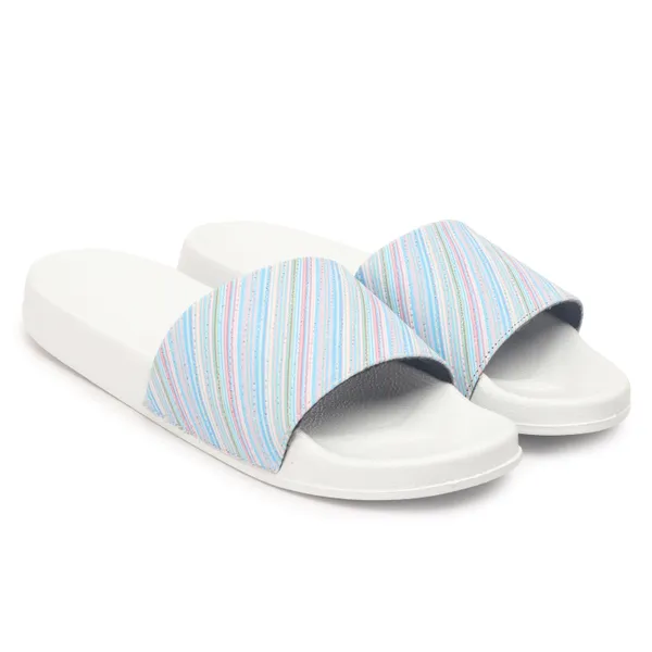 White_Silicon_Strap_And_Pvc_Slip_On_Sliders_For_Women