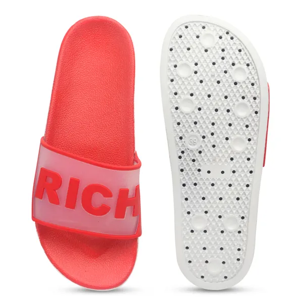 Red_Silicon_Strap_And_Pvc_Slip_On_Sliders_For_Women