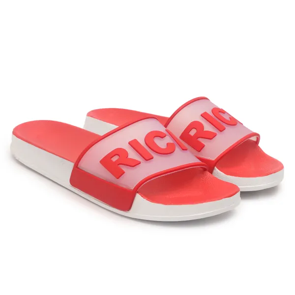 Red_Silicon_Strap_And_Pvc_Slip_On_Sliders_For_Women