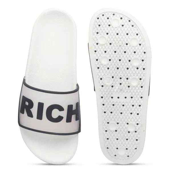 White_Silicon_Strap_And_Pvc_Slip_On_Sliders_For_Women