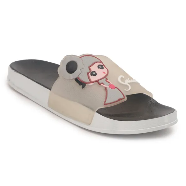 Black_Silicon_Strap_And_Pvc_Slip_On_Sliders_For_Women