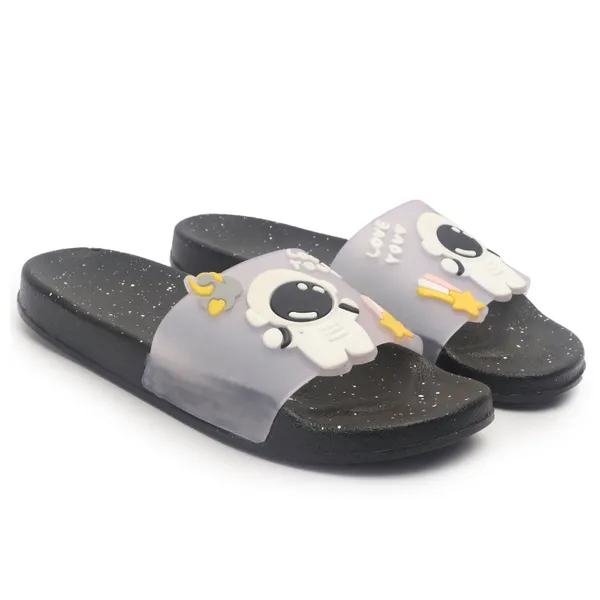 Black_Silicon_Strap_And_Pvc_Slip_On_Sliders_For_Women