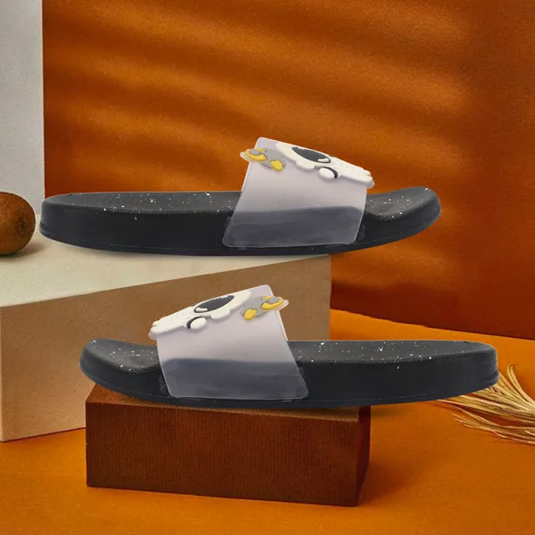 Black_Silicon_Strap_And_Pvc_Slip_On_Sliders_For_Women