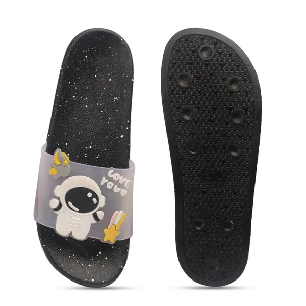 Black_Silicon_Strap_And_Pvc_Slip_On_Sliders_For_Women