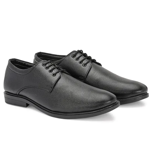 Black_Leatherette_And_Pu_Lace_Ups_Formal_Shoes_For_Men