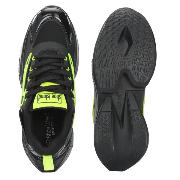 Black_Synthetic_And_Airmix_Lace_Ups_Sports_Shoes_For_Men
