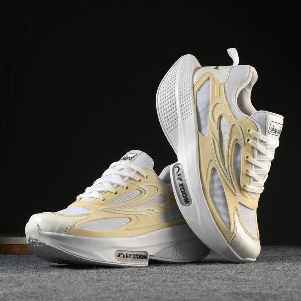 White_Synthetic_And_Airmix_Lace_Ups_Sports_Shoes_For_Men