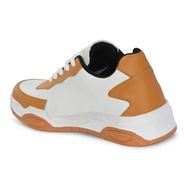 Orange_Synthetic_And_Airmix_Lace_Ups_Sneakers_For_Men