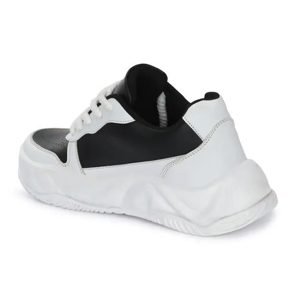Black_Synthetic_And_Airmix_Lace_Ups_Sneakers_For_Men