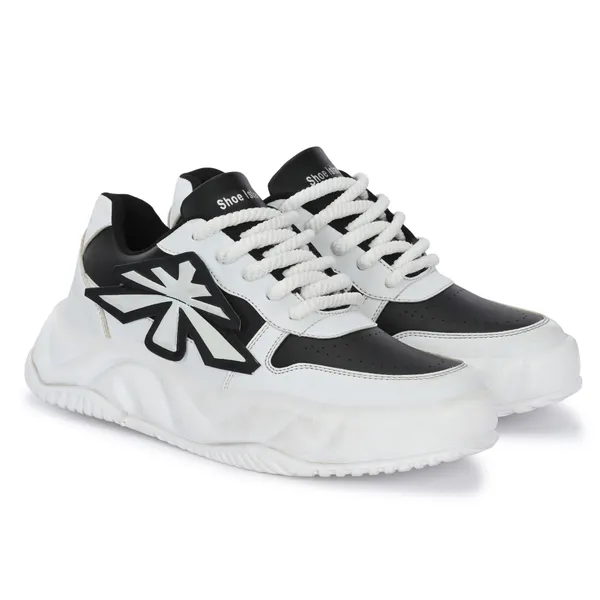 Black_Synthetic_And_Airmix_Lace_Ups_Sneakers_For_Men