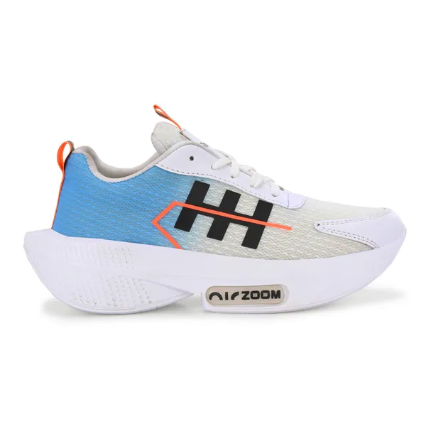 White_Mesh_And_Airmix_Lace_Ups_Sports_Shoes_For_Men