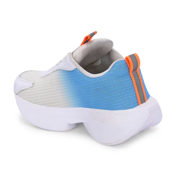 White_Mesh_And_Airmix_Lace_Ups_Sports_Shoes_For_Men