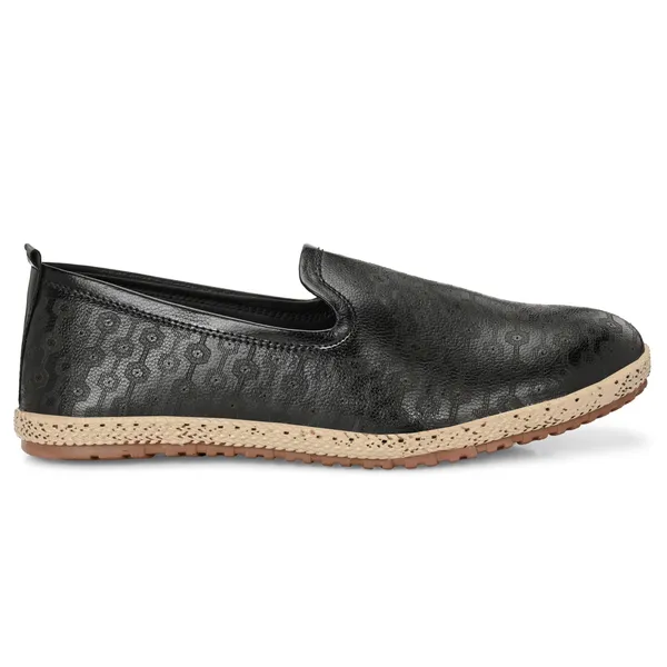 Black_Synthetic_Leather_And_Tpr_Slip_On_Loafers_For_Men
