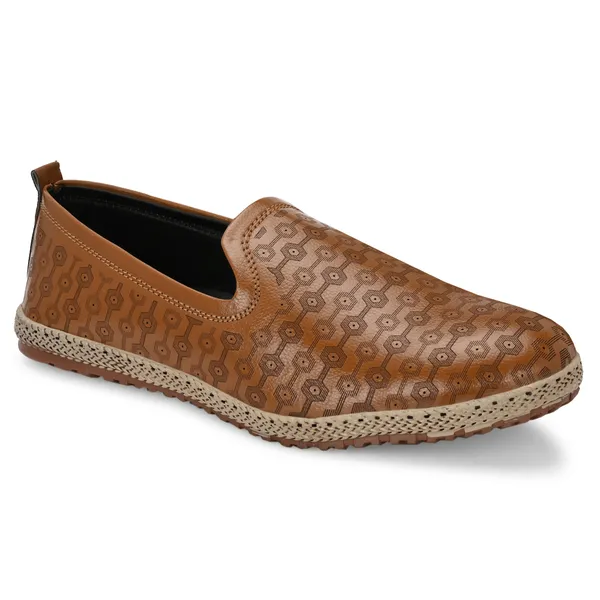 Tan_Brown_Synthetic_Leather_And_Tpr_Slip_On_Loafers_For_Men